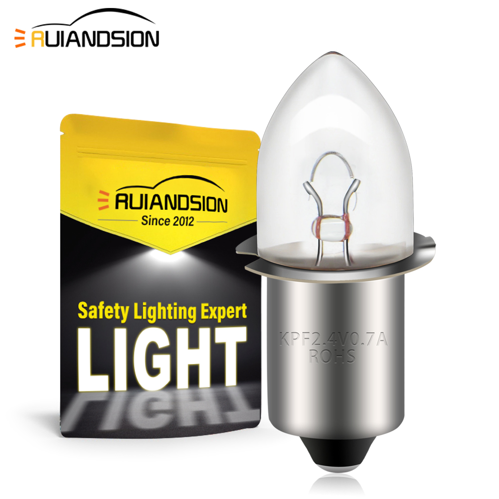 Candle X - RUIANDSION Upgrade P13.5S Halogen Flashlight Bulbs