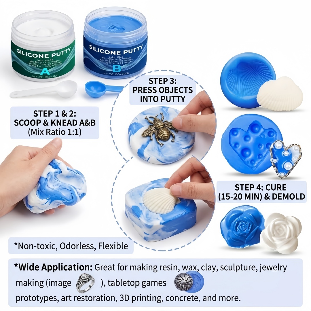 Silicone Putty Mold Making Sup - Candle Making Design recension och pris