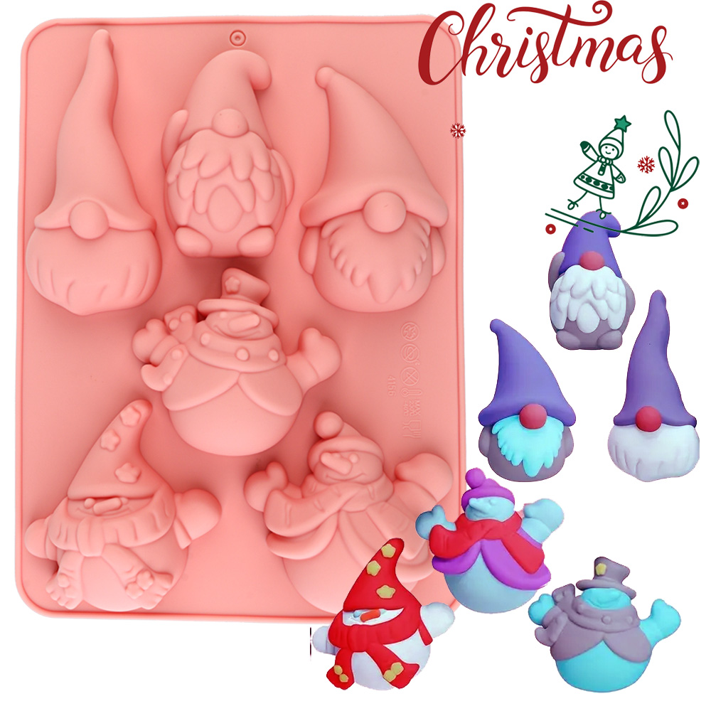 6-Cavity Christmas Gnome Cake  - Candle Making Easy recension och pris