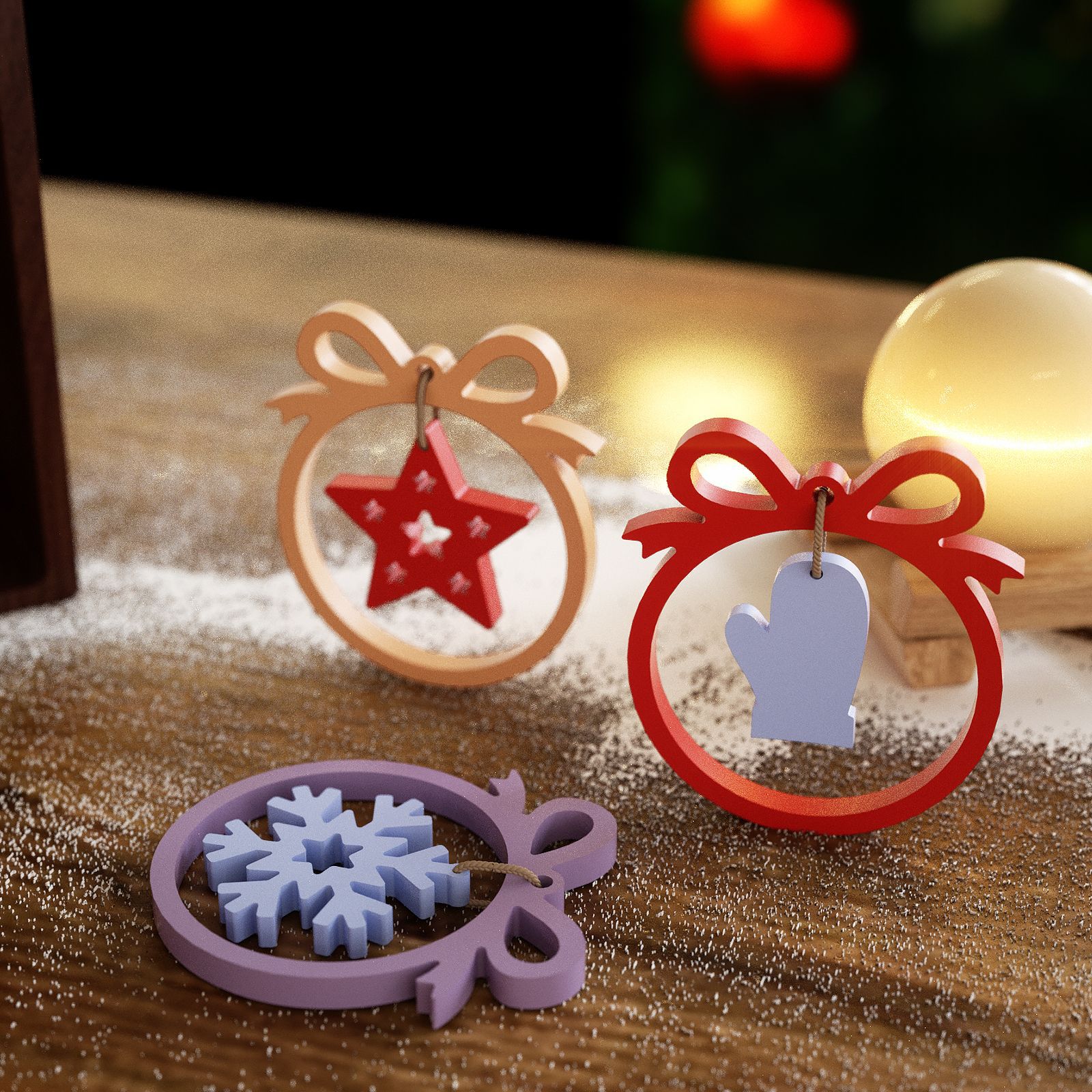 1/3 piece Christmas resin sili - Candle Making Design recension och pris