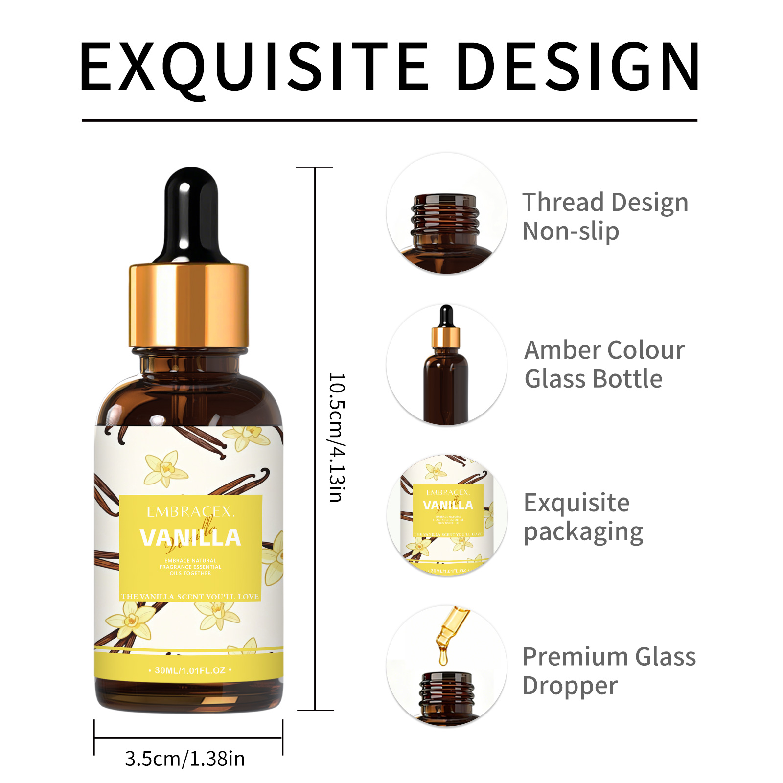 30ml Vanilla Fragrance Oils Fo - Candle Making Fragrance Oils recension och pris