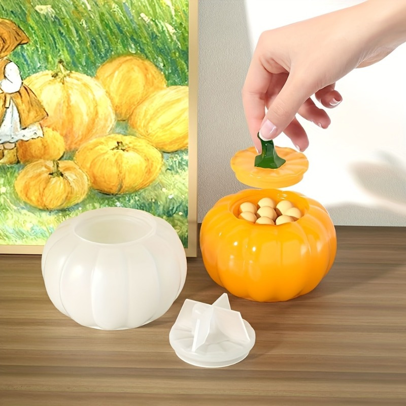 2pcs Pumpkin Jar Silicone Mold - Candle Making Design recension och pris