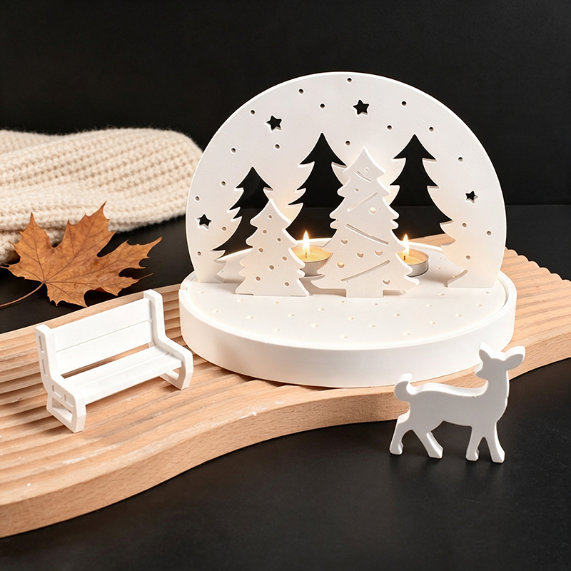 Christmas Elk Tealight Candle  - Candle Making Design recension och pris