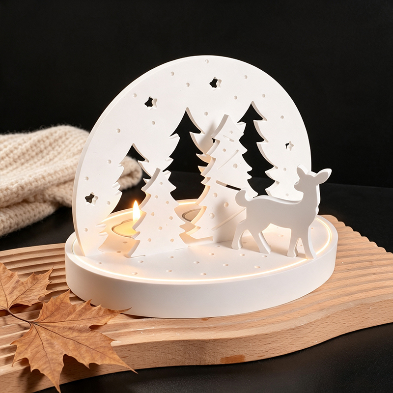 Christmas Elk Tealight Candle  - Candle Making Design recension och pris