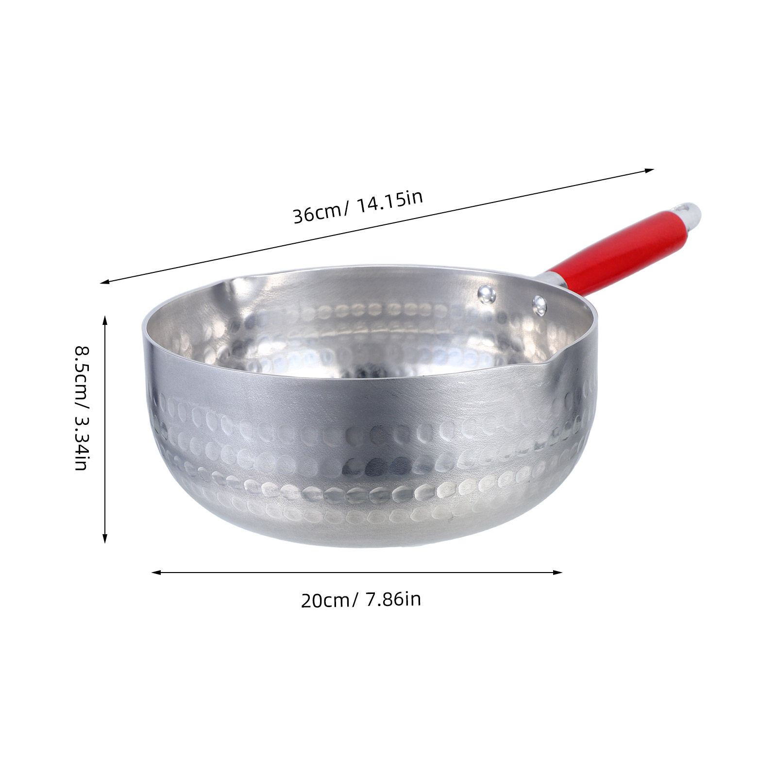 Japanese Style Milk Pot 20Cm T - Pour Pot Aluminum recension och pris