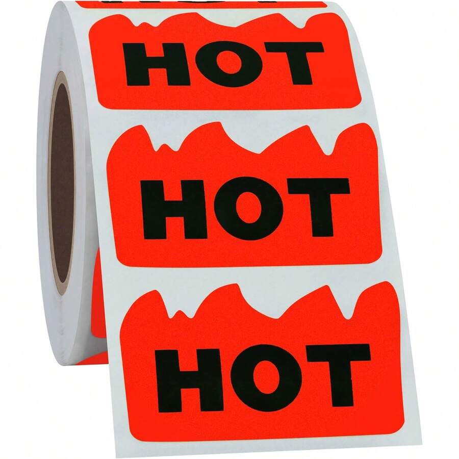 Hybsk 500pcs Rave Hot Stickers - Candle X recension och pris