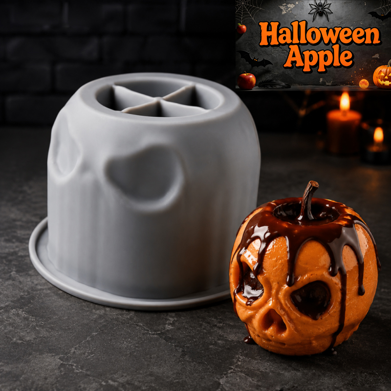 Halloween skull apple silicone - Candle Making Easy recension och pris