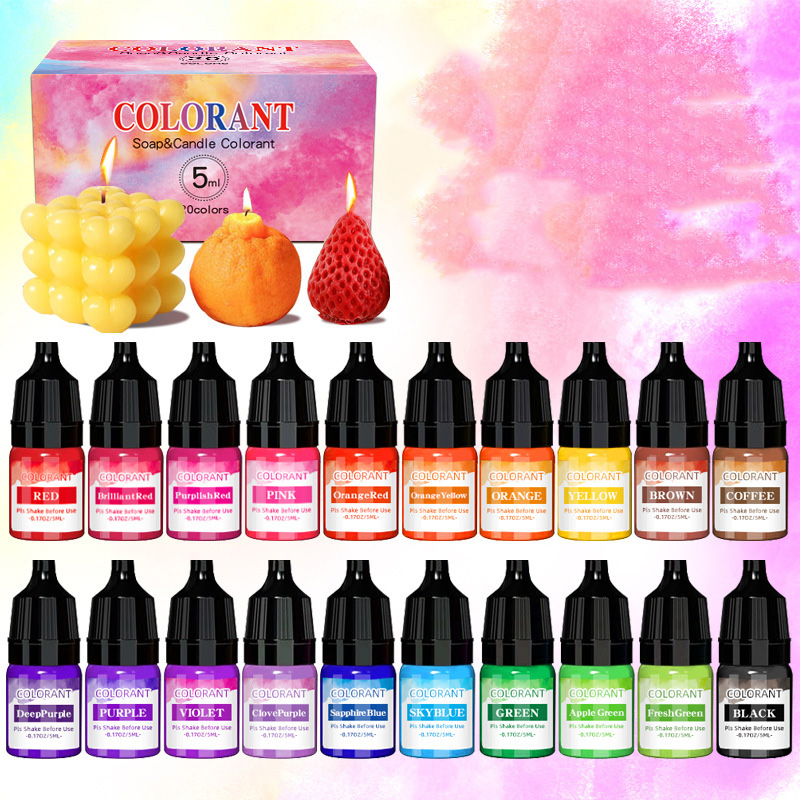 20 colors Candle Wax Pigment L - Candle Making Video recension och pris