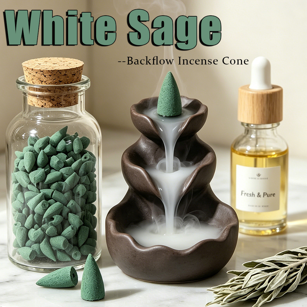White Sage Scented Backflow In - Candle Making Fragrance Oils recension och pris