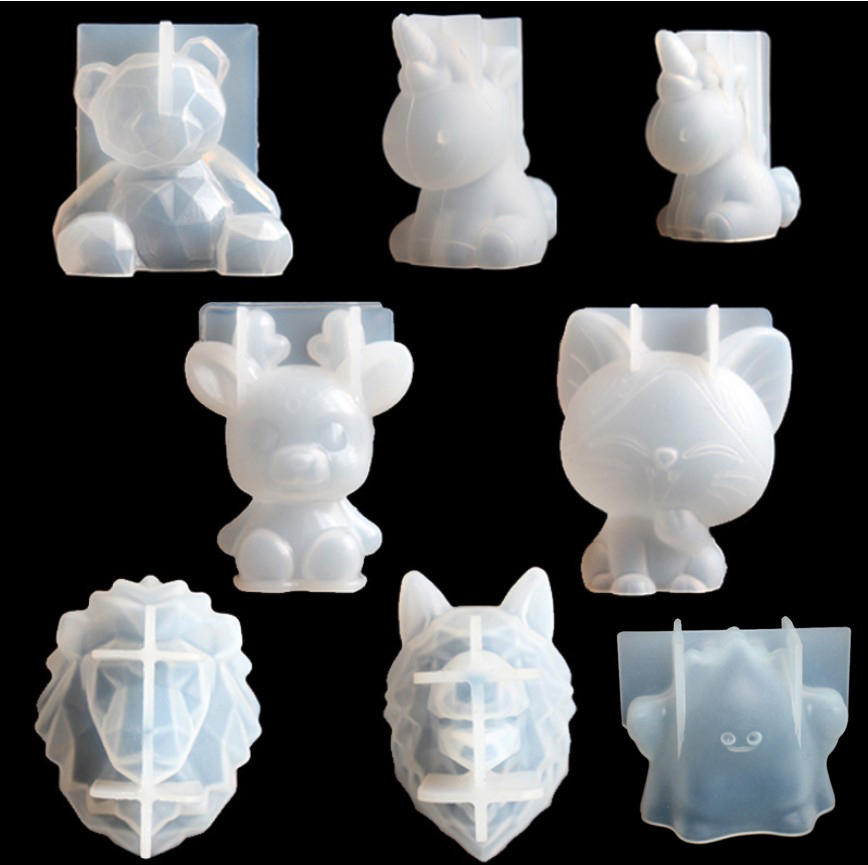 Transparent Unicorn Silicone E - Candle Making Design recension och pris