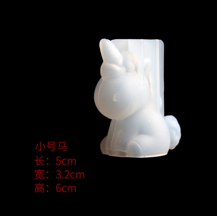 Transparent Unicorn Silicone E - Candle Making Design recension och pris