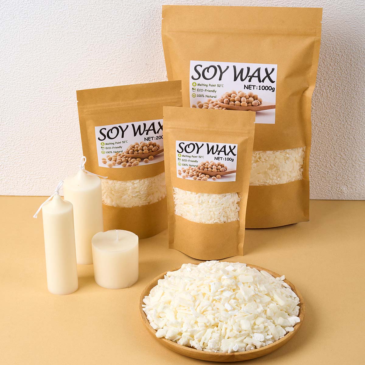 1 Pounds Pure White Soy Wax Fo - Candle Making Easy recension och pris