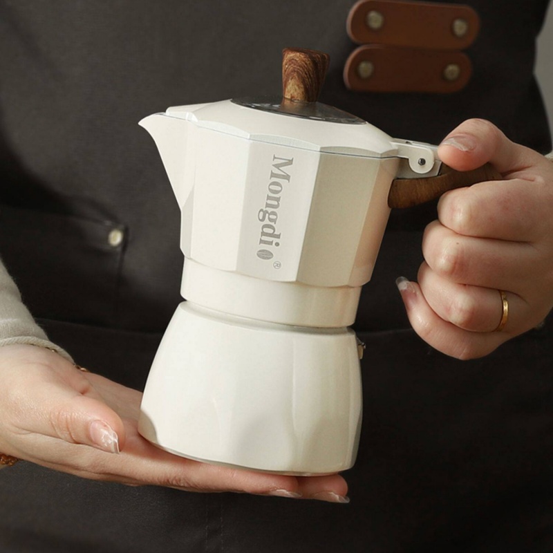 Mongdio Double Valve Moka Pot  - Pour Pot Aluminum recension och pris
