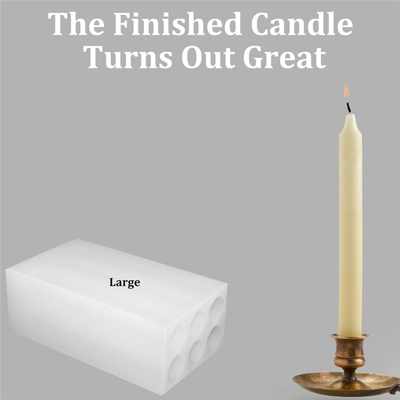 Silicone Candle Mold 6-Hole Lo - Candle X recension och pris