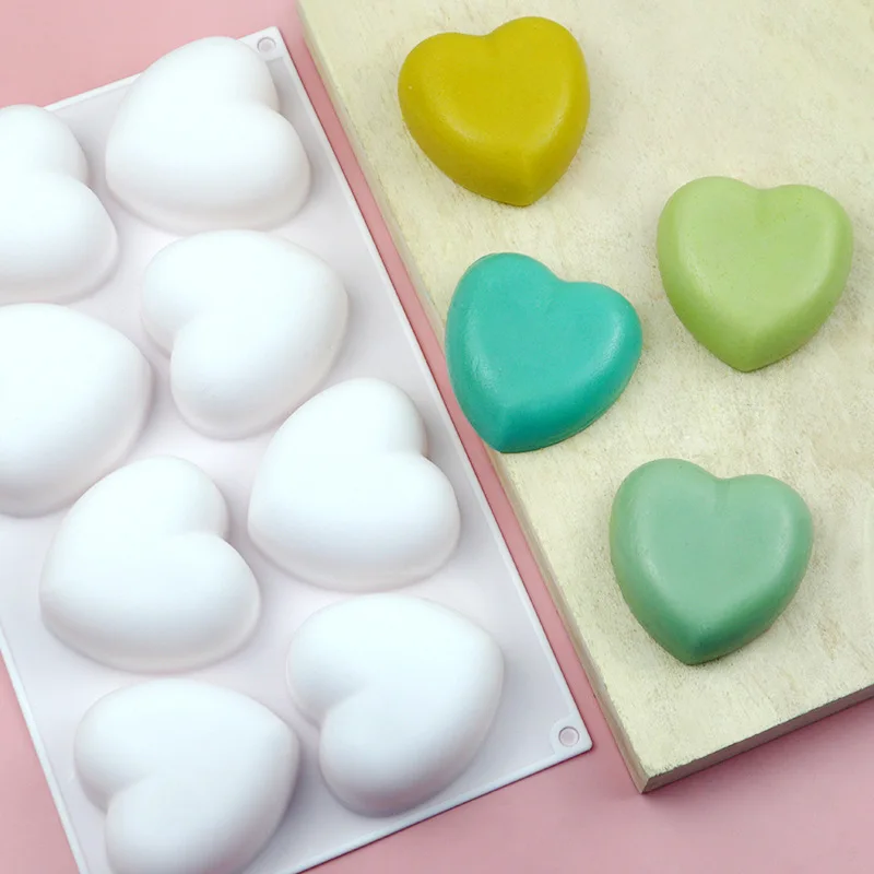 Love Heart Silicone Soap Mold  - Candle Making Easy recension och pris
