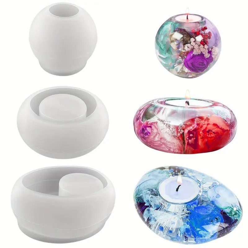 Tealight Candle Holder Resin S - Candle Making Design recension och pris