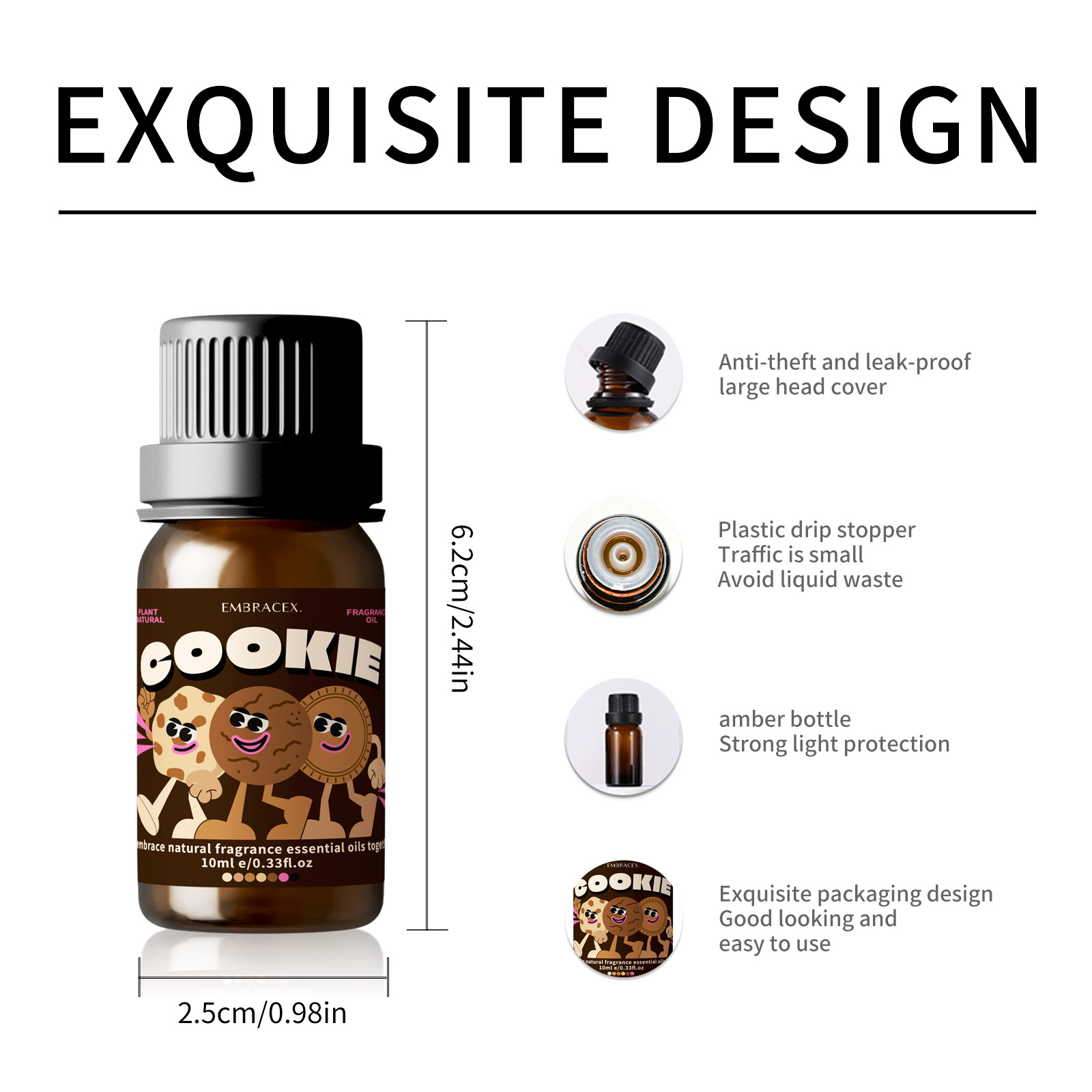 10ml Cookie Fragrance Oils For - Candle Making Fragrance Oils recension och pris