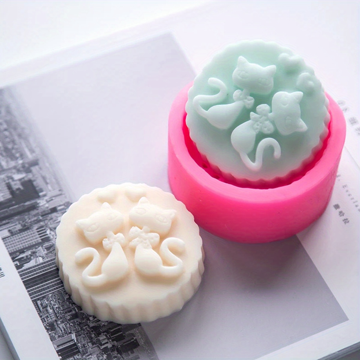 1-Piece Silicone Cat Soap Mold - Candle Making Video recension och pris