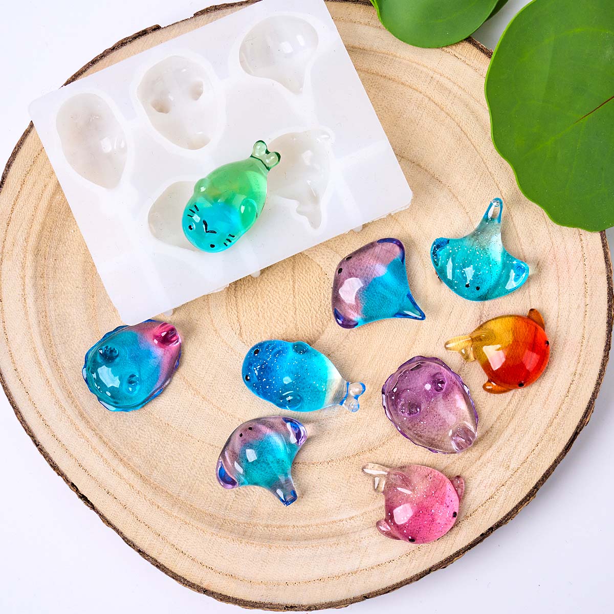 3D Healing Kawaii Manta Ray Wh - Candle Making Design recension och pris