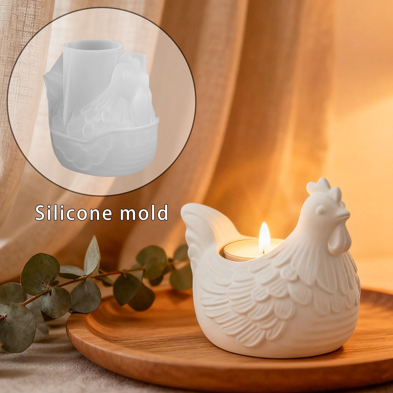 DIY 3D Little Chicken Candle H - Candle Making Design recension och pris