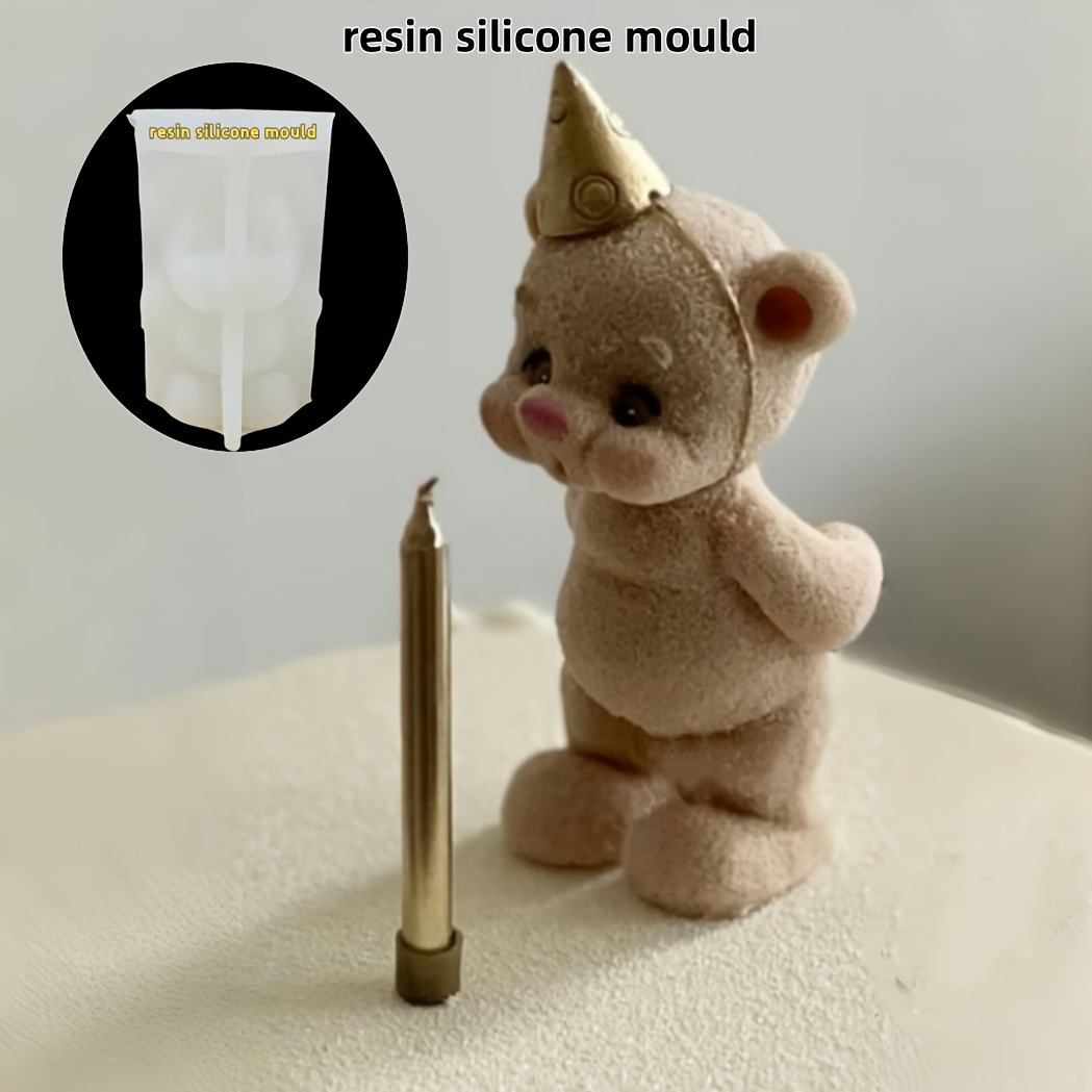 DNEJIU Cute Bear Silicone Mold - Candle Making Design recension och pris
