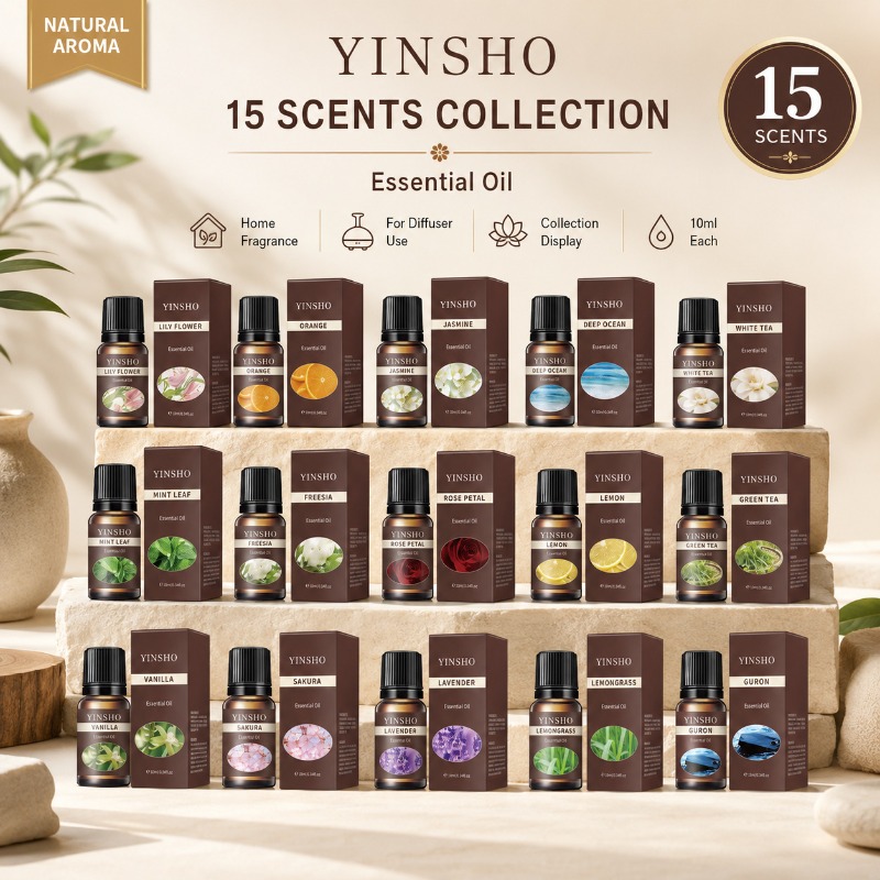 Fragrance Essential Oil Set 15 - Candle Making Fragrance Oils recension och pris