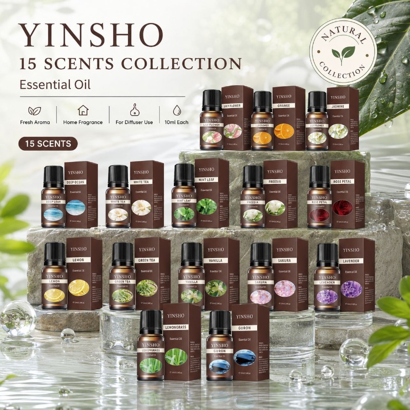 Fragrance Essential Oil Set 15 - Candle Making Fragrance Oils recension och pris