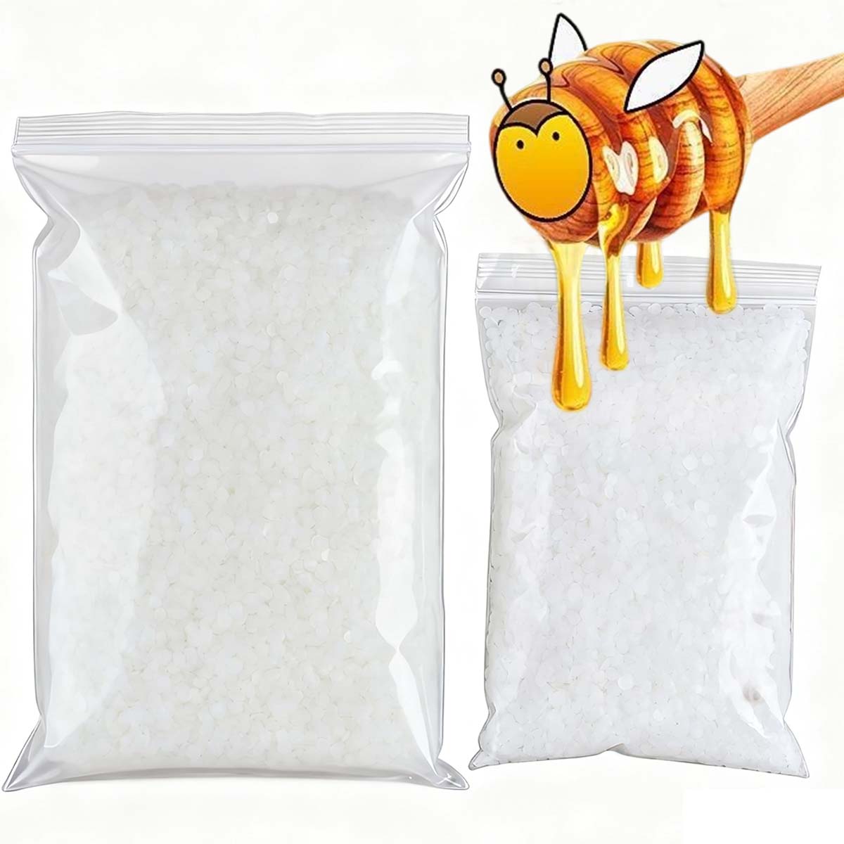 200g-1000g White Beeswax Pure  - Candle Making Video recension och pris