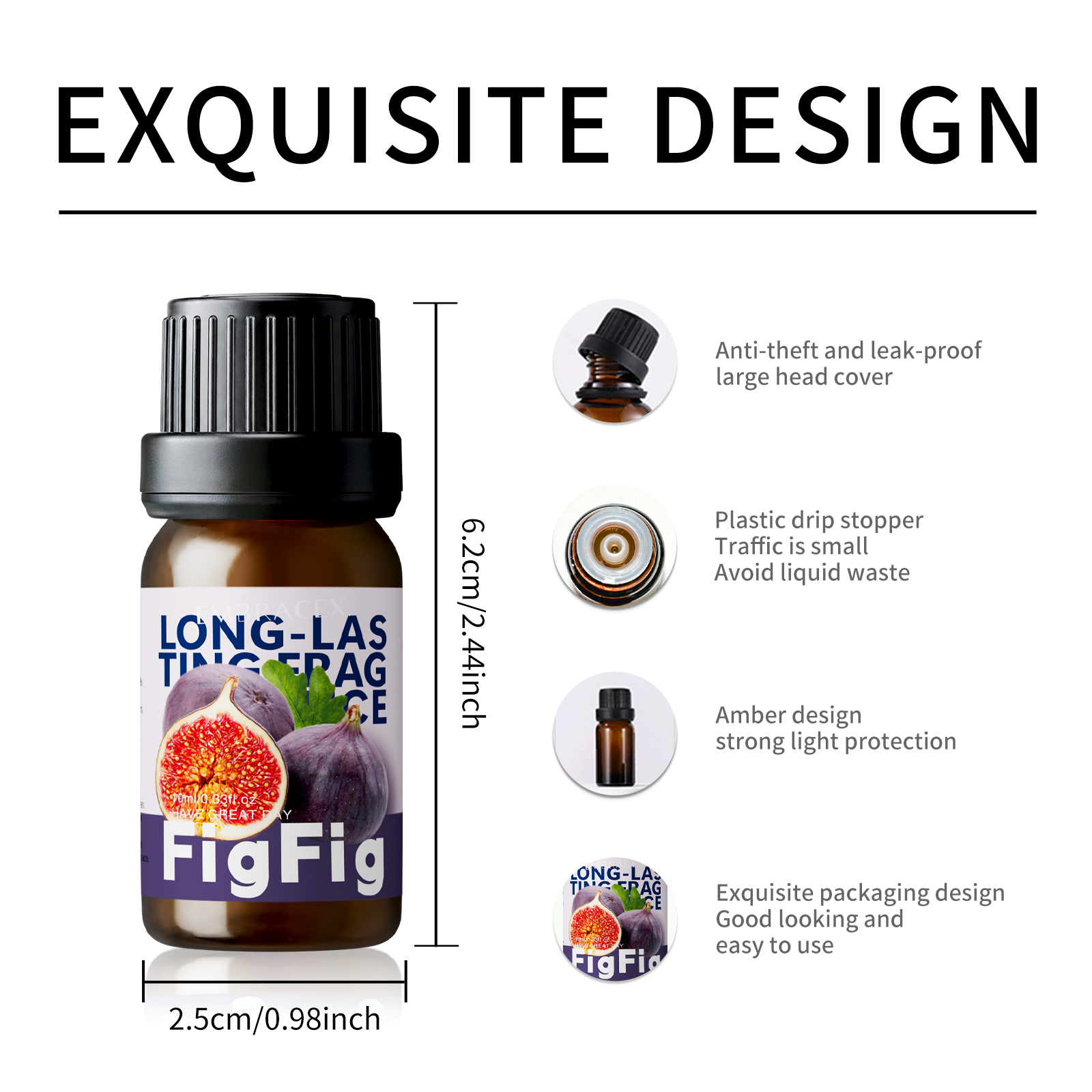 10ml Fig Fragrance Oils Fruit  - Candle Making Fragrance Oils recension och pris