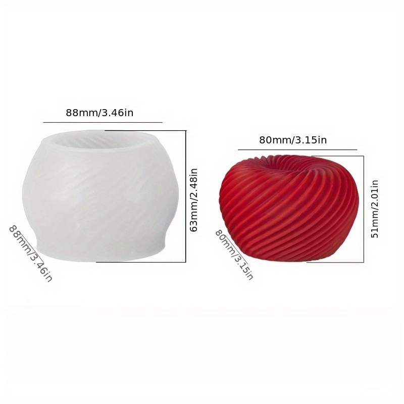 A trendy red apple silicone mo - Candle Making Easy recension och pris
