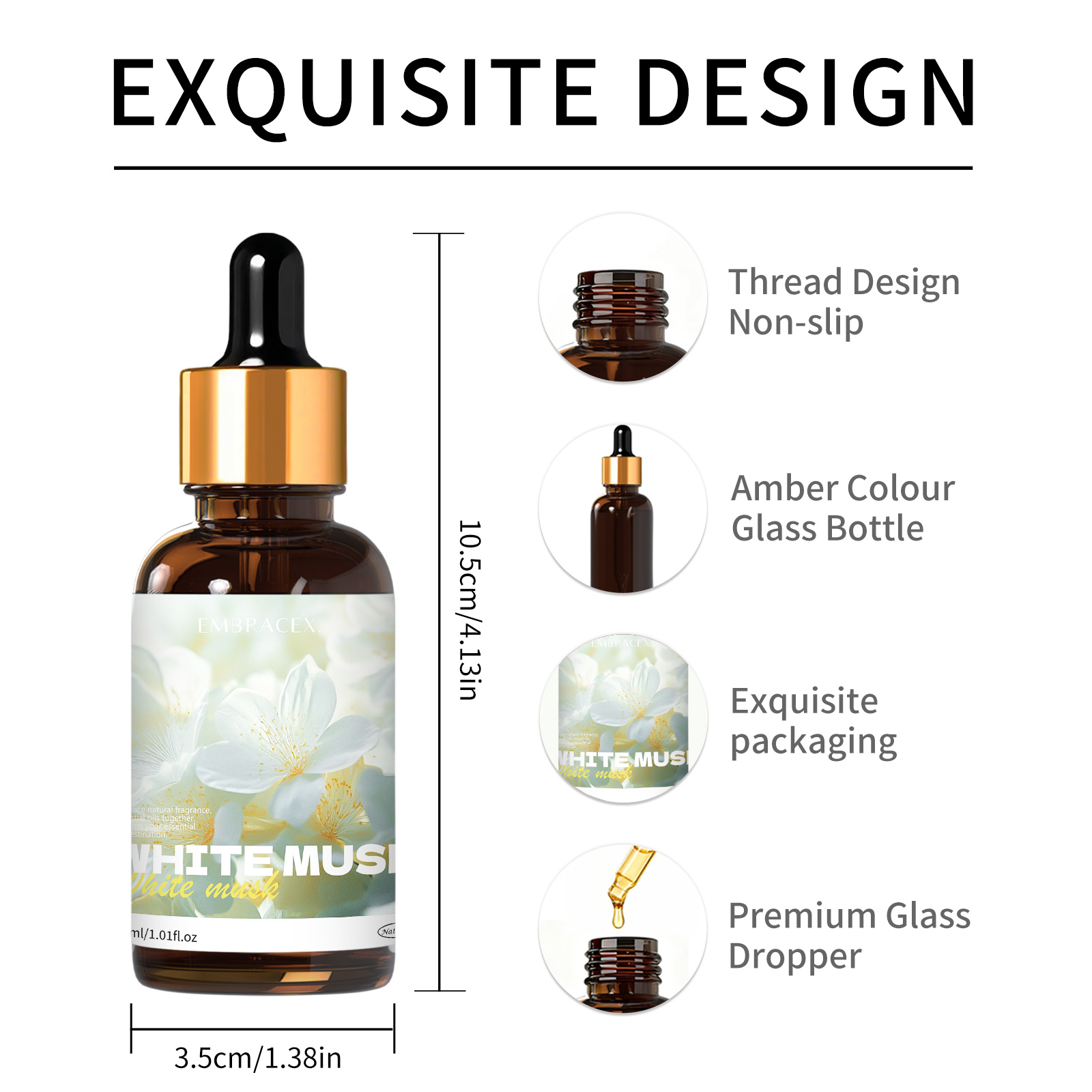 30ml White Musk Fragrance Oils - Candle Making Fragrance Oils recension och pris