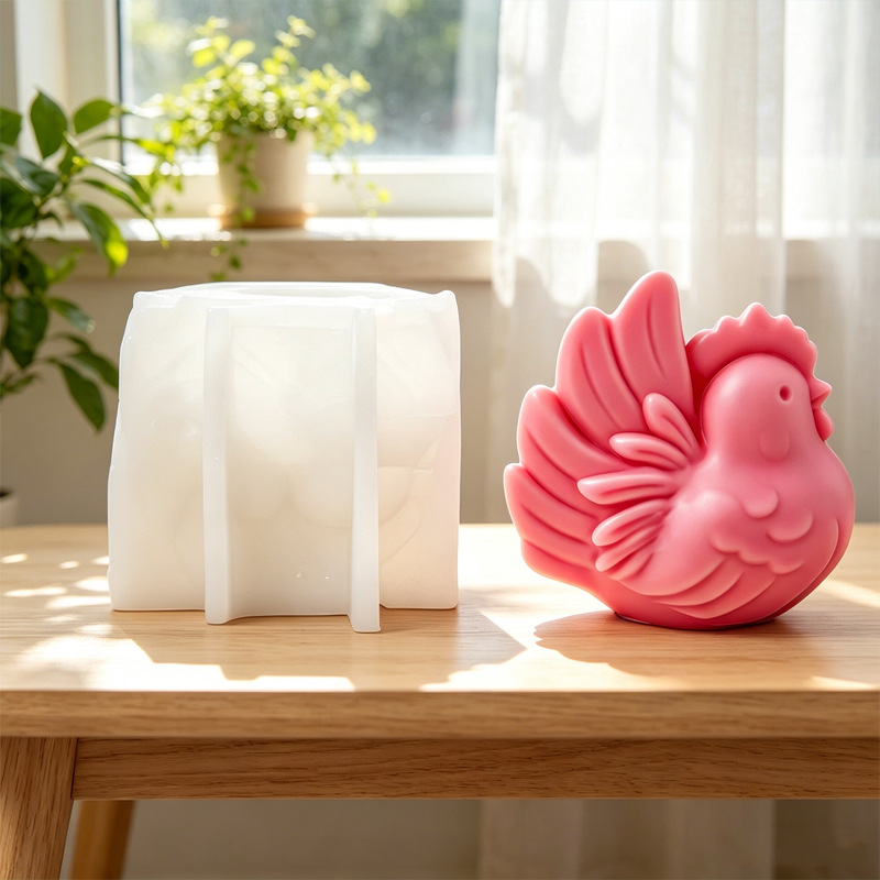Cartoon Hen Silicone Candle Mo - Candle Making Video recension och pris