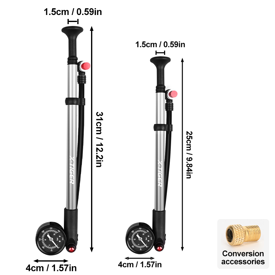 X-TIGER 300PSI Bicycle Pump T- - Candle X recension och pris