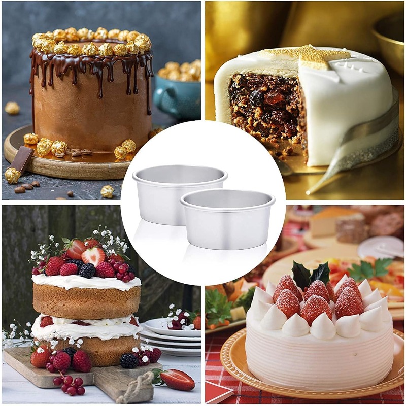 4 x 2 inch Round Cake Pan Set  - Candle X recension och pris