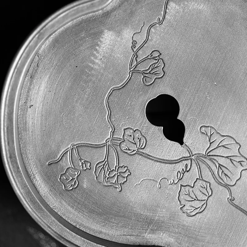 Gourd Ancient Tin Old Pot Tray - Pour Pot Aluminum recension och pris