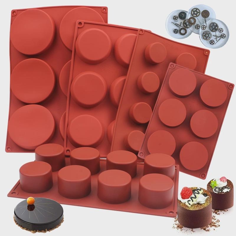 Round Silicone Soap Mold DIY H - Candle Making Easy recension och pris
