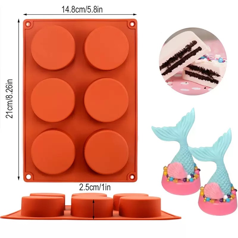 Round Silicone Soap Mold DIY H - Candle Making Easy recension och pris